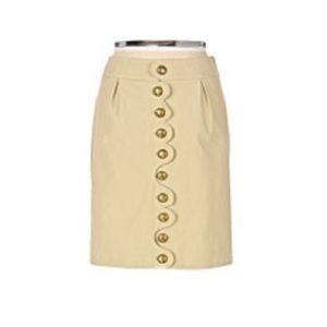 Anthropologie Top Brass Skirt Taikonhu Sz 4